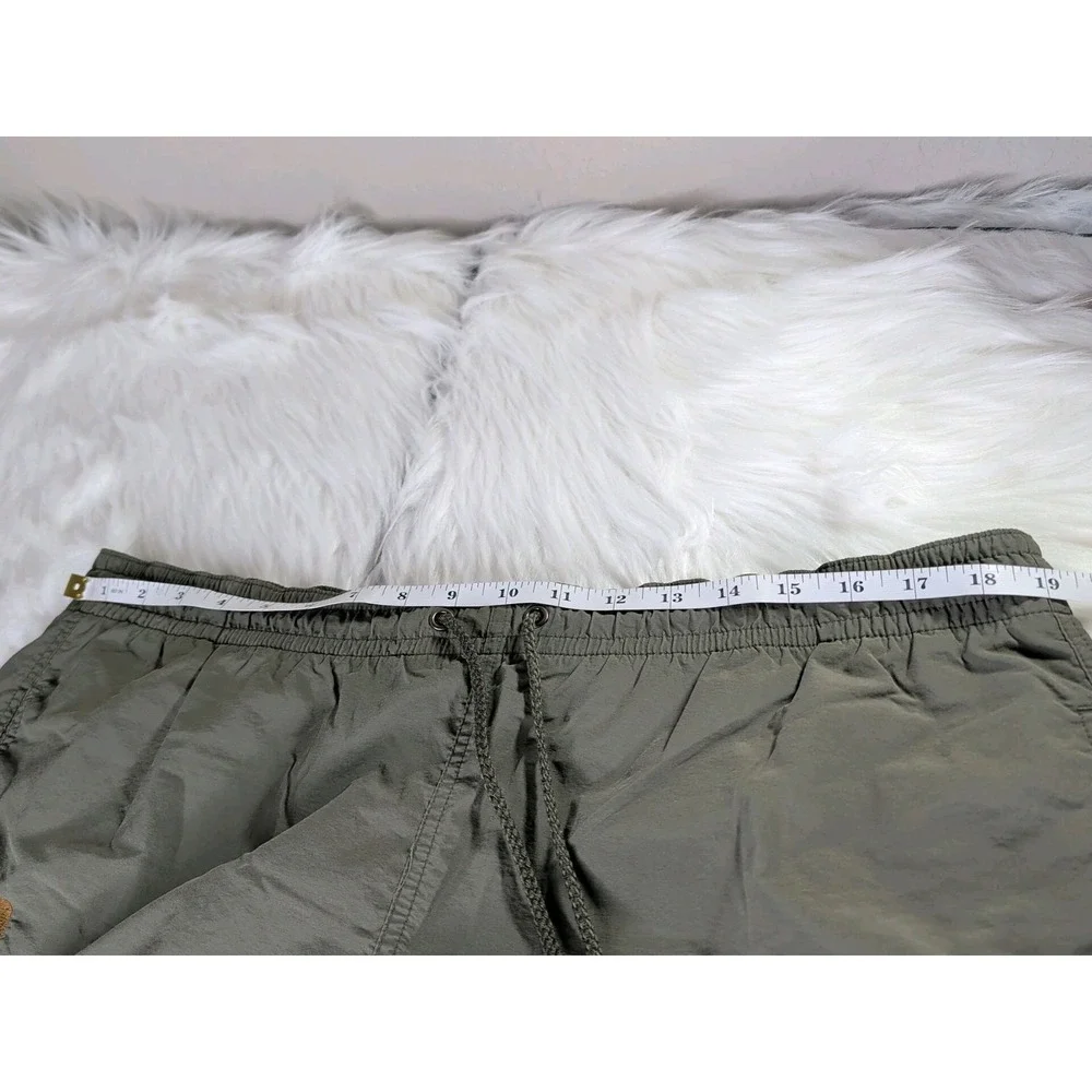Lacoste Swim Trunks Mens‎ 8 XXXL Olive Green Multi Color Logo Graphic Shorts